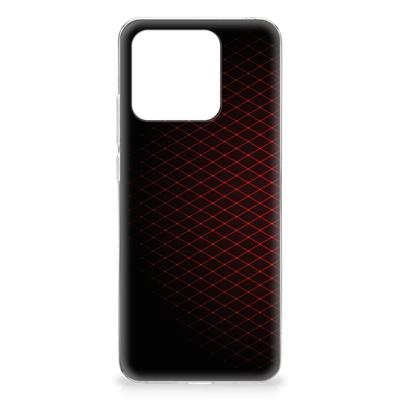 Xiaomi Redmi 10C | TPU bumper | Geruit Rood
