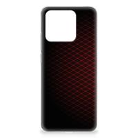 Xiaomi Redmi 10C | TPU bumper | Geruit Rood Xiaomi Redmi 10C | TPU bumper | Geruit Rood