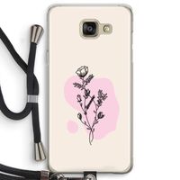 Roses are red: Samsung Galaxy A5 (2016) Transparant Hoesje met koord