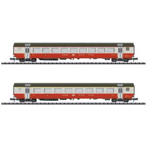 MiniTrix 18721 N set van 2 personenrijtuigen Swiss Express van de SBB Set 2