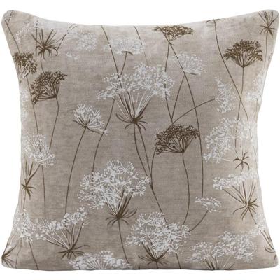 2e Halve Prijs Leen Bakker - Sierkussen Moise - 45x45 Cm - Polyester - Beige