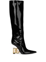 Dolce & Gabbana bottes à talon DG 105 mm - Noir