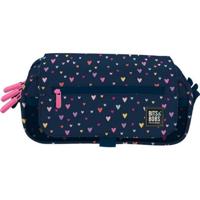 Pennenetui met 3 vakken Bits&Bobs Hearts Multicolour 23 x 10 x 10 cm