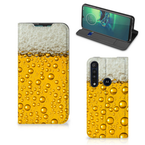 Motorola G8 Plus Flip Style Cover Bier