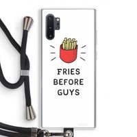 Fries before guys: Samsung Galaxy Note 10 Plus Transparant Hoesje met koord
