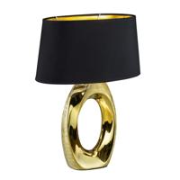 Trio TafellampTaba 52cm goud met zwart - R50521079