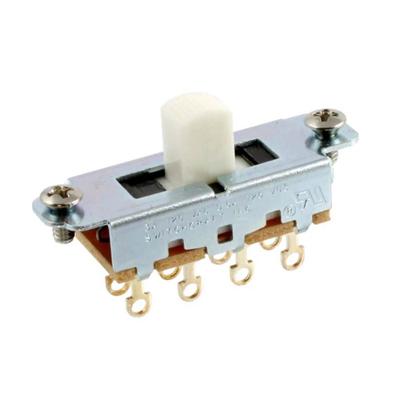 Allparts EP-0261-025 Switchcraft 3-Standen Schuifschakelaar On-On Wit