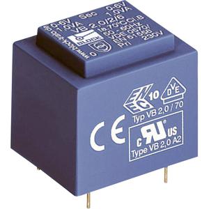 Block VB 1,5/1/6 Printtransformator 1 x 230 V 1 x 6 V/AC 1.50 VA 250 mA