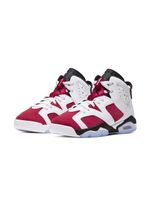 Jordan Kids baskets Air Jordan 6 Retro Carmine - Blanc