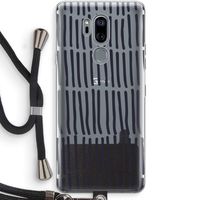 Moroccan stripes: LG G7 Thinq Transparant Hoesje met koord