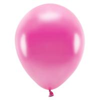 Party ballonnen eco/biologisch afbreekbaar - 100x - fuchsia roze - Milieuvriendelijke Feestversierin - thumbnail