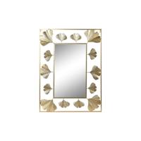 Wandspiegel DKD Home Decor Gouden Blad van een plant 71 x 1 x 97 cm