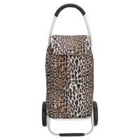 Beagles Alberic Boodschappen Trolley Lichtgewicht-Leopard Beagles Alberic Boodschappen Trolley Lichtgewicht-Leopard