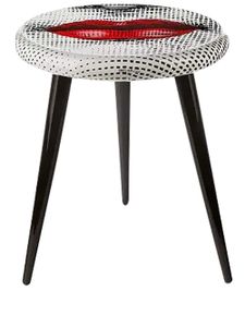 Fornasetti tabouret "Bocca" - Gris