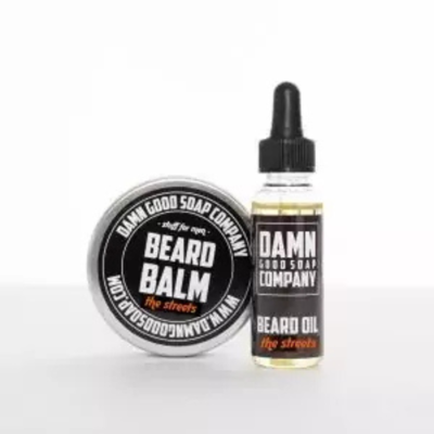 Baardolie & Baardbalsem “The Streets” van Damn Good Soap Company