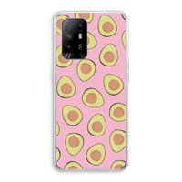 Dancing avocados: Oppo A94 5G Transparant Hoesje