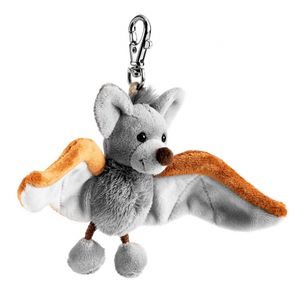 Pluche vleermuis Vampi sleutelhanger 10 cm   -