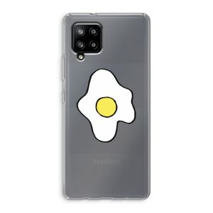 Spiegelei: Samsung Galaxy A42 5G Transparant Hoesje