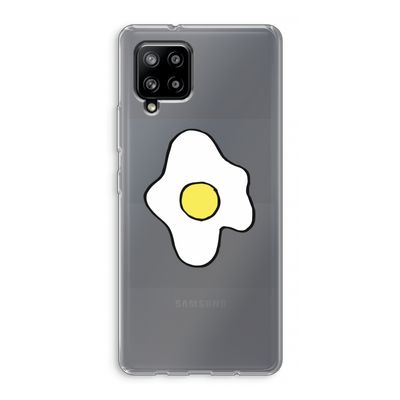 Spiegelei: Samsung Galaxy A42 5G Transparant Hoesje