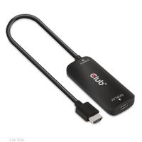 CLUB3D HDMI + Micro USB to USB Type-C 4K120Hz or 8K30Hz M/F Active Adapter - thumbnail