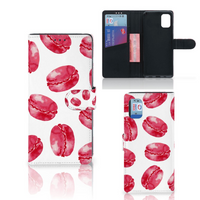 Samsung Galaxy M51 Book Cover Pink Macarons - thumbnail