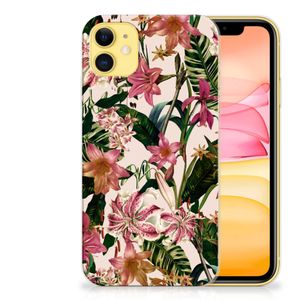 Apple iPhone 11 TPU Case Flowers