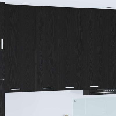 Hangkast Riga Zwart Eiken 60 x 31 x 100 cm Bewerkt hout Hangkast Riga Zwart Eiken 60 x 31 x 100 cm Bewerkt hout