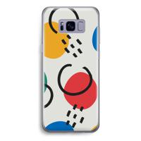 Illustratieve pop 3: Samsung Galaxy S8 Transparant Hoesje - thumbnail