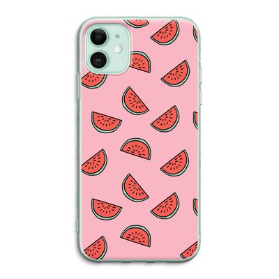 Watermeloen: iPhone 11 Transparant Hoesje