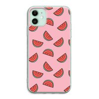 Watermeloen: iPhone 11 Transparant Hoesje