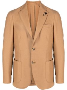 Lardini blazer Americana à simple boutonnage - Marron