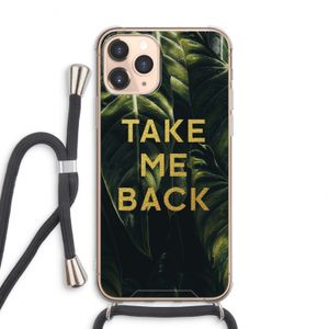 Take me back: iPhone 11 Pro Max Transparant Hoesje met koord