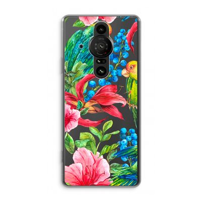 Papegaaien: Sony Xperia Pro-I Transparant Hoesje