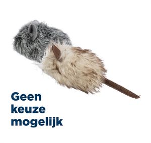 Trixie Muis pluche catnip voor katten assorti