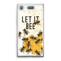 Let it bee: Sony Xperia XZ1 Compact Transparant Hoesje - thumbnail