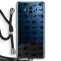 Eye pattern #2: Huawei Mate 10 Pro Transparant Hoesje met koord