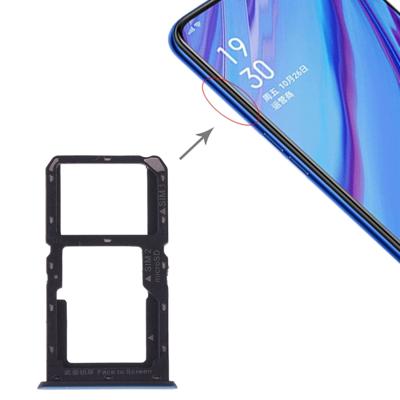 SIM-kaart lade + SIM-kaart/micro SD-kaart voor OPPO A9 (groen)