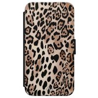 iPhone X/XS flipcase - Luipaard print