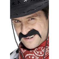 6x stuks cowboy verkleed snor