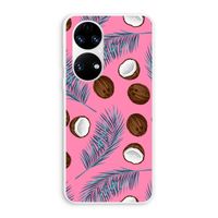 Kokosnoot roze: Huawei P50 Transparant Hoesje