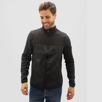 WILDEBEAST Innercity fleece jas zwart heren Heren - thumbnail