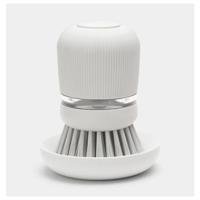 Brabantia afwasborstel + reservoir grijs