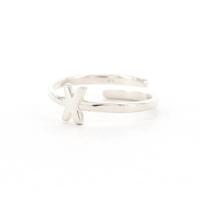Imotionals Ring Letter X Zilver Imotionals Ring Letter X Zilver