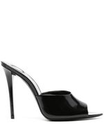 Saint Laurent mules Goldie 110 mm en cuir - Noir