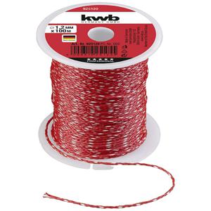 kwb 925120 Muursnoer 1,2 mm Rood 100 m