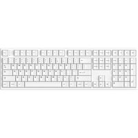 HelloGanss HS108T White toetsenbord RGB leds, PBT Doubleshot keycaps, hot swap, 2,4 GHz / Bluetooth / USB-C