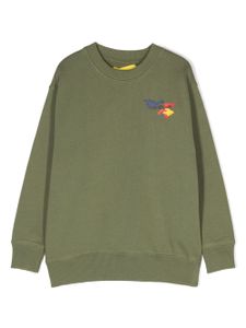 Off-White Kids sweat Arrow à imprimé camouflage - Vert