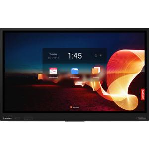 Lenovo ThinkVision T75 LED display 190,5 cm (75") 3840 x 2160 Pixels 4K Ultra HD Touchscreen Zwart