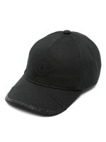 Moncler casquette à logo appliqué - Noir - thumbnail