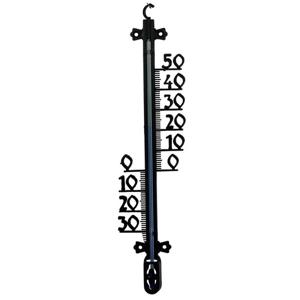 Buiten Thermometer - Zwart - 65 cm - Celsius - Wandmontage